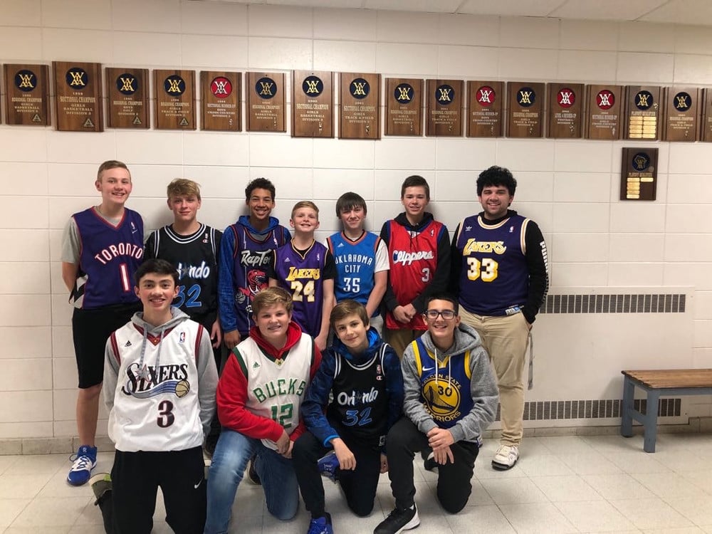 2019-2020 8th Grade Boys Basketball Team