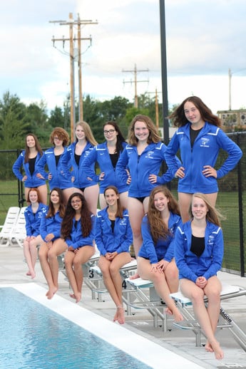 2016 Girls Swim Team